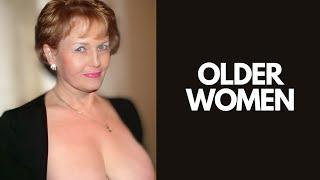 Attractive natural beauty older women over 60