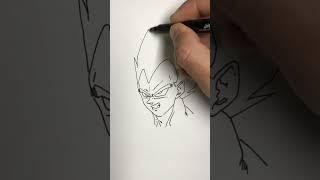 how to draw Vegeta Dragon Ball Z