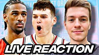 Live Reacting to the 2024 NBA Draft