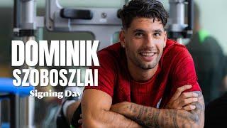 SIGNING DAY Szoboszlais Liverpool arrival  Behind-the-scenes VLOG