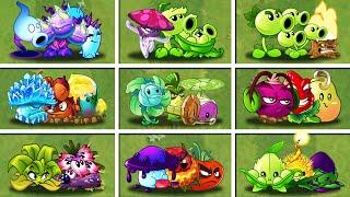 Random 20 Team 3 Plants - Which Team Plant Will Win? - PVZ 2 Team Plants