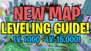 UPDATED LEVELING GUIDE FOR NEW MAP  Boku No Roblox Remastered