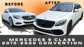 2015 MERCEDES S550  S63 AMG W222 CONVERSION INCREDIBLE TRANSFORMATION