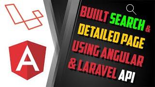 Build Search Bar Using Angular & Laravel API  Part 3