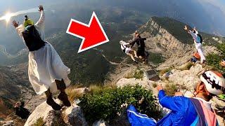 BASE Jump WEDDING + James Bond BASE Jump