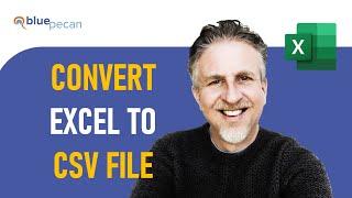 Convert Excel to CSV File  XLSX to CSV  Excel to Text File Comma Delimited