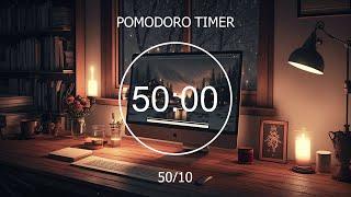 5010 Pomodoro Timer  Calm Your Anxiety Relaxing Music  Boost Productivity with Lofi Beats