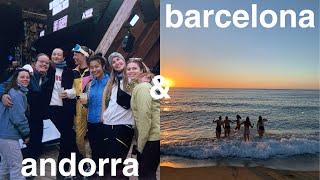 andorra & barcelona a study abroad vlog