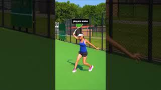 Stay Down On The One-Handed Backhand #tennis #tennistips #tennisdoctor