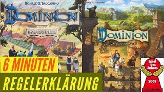 Dominion Regeln Aufbau Anleitung Regelerklärung Spiel des Jahres 2009