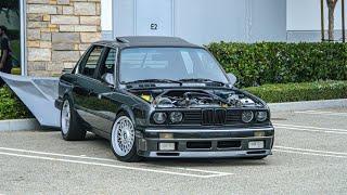 BMW M3 Wagon Touring and TURBO E30s at CSF Radiator Meet