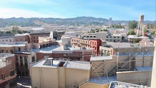 Warner Bros Studio Tour Hollywood- Walking The Backlot & Inside Filming Locations  Friends Fountain