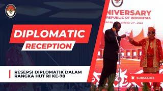 HUT RI ke 78. Resepsi Diplomatik Indonesia. 21 September 2023.