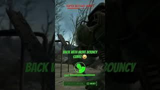 Bouncy Guns In Fallout 4 #shorts #gaming #fallout4
