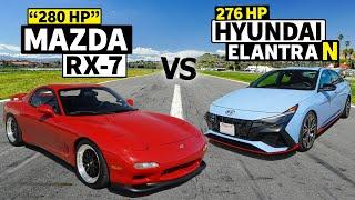 Mazda FD RX-7 vs 2022 Hyundai Elantra N  THIS vs THAT