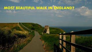 Beautiful coastal walk from Folkestone to Dover 4K