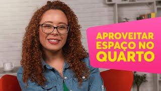 Como aproveitar espaço na decoração do quarto #DicasDaCássia