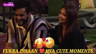 Fukra Insaan And Jiya Shankar Cute Moments ️  Fukra Insaan Jiya Shankar@FukraInsaan