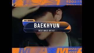 BAEKHYUN WIN BEST MALE ARTIST AWARD 2021 MAMA