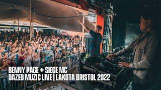 Dazed Muzic Live Benny Page & Siege MC - Lakota Bristol 2022