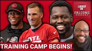 What are biggest stories of Atlanta Falcons training camp?