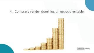 WEBINAR GRATUITO Inversión y compra - venta de dominios un negocio rentable  DomainerCademy.com