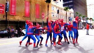 Army of Spidermans Photo Bomb PRANK