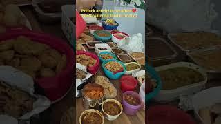 potluck activity in office#shortvideo #youtubeshorts #potluck #potluckrecipes pls subscribe