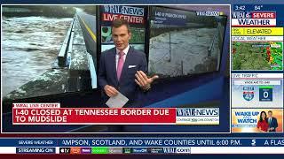 I-40 Closed at Tennessee Border Due to Mudslide