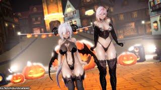 【MMD】Happy Halloween  Haku & Luka Devil Suit