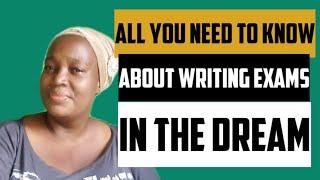 WHAT IS THE MEANING OF WRITING EXAMS IN THE DREAM?DETAILED EXPLANATION