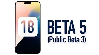 iOS 18 Beta 5 - Was ist neu?  Über 13 neue Funktionen & Veränderungen Public Beta 3