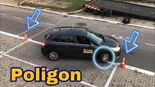 Auto škola - polaganje - poligon novi video