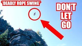 * *DONT LET GO** HIGHEST ROPE SWING EVER MADE 4K