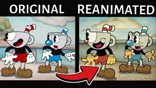 Cuphead Cutscenes REANIMATED in the Show Style +Comparison