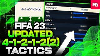 These TIKI TAKA 4-1-2-1-2 2 Custom TacticsInstructions are INSANE  - FIFA 23 Ultimate Team