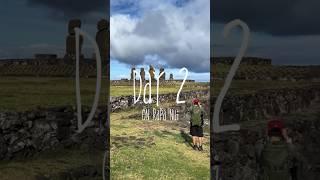 Day 2 of 9 on Easter Island Rapa Nui with the Moai Monuments Tour #chile #easterisland #rapanui