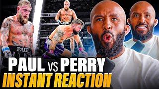NOT MIKE PERRY   JAKE PAUL vs MIKE PERRY INSTANT REACTION