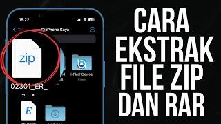 Cara Mengekstrak File Zip dan RAR iPhone Tanpa Aplikasi