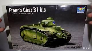 Обзор и сборка Char B1 bis  Trumpeter 172