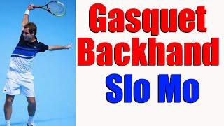 Richard Gasquet Backhands In Slow Motion