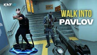 NEW KAT Walk C 2+ VR Treadmill WALK Into Pavlov VR