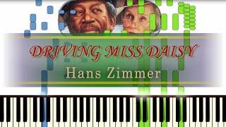 Hans Zimmer - Driving Driving Miss Daisy piano tutorial + sheet piano