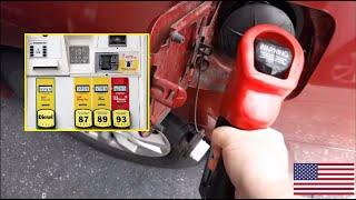 How to Pump Gas Into Car Fuel Tank In Detail & Use Credit Card at Gas Station in United States