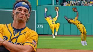 Two Backflip Catches at Fenway Park  The Savannah Bananas