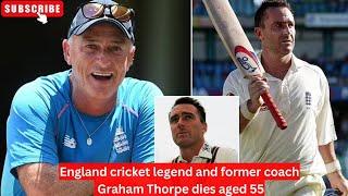 England cricket legend and former coach  Graham Thorpe dies aged 55 #grahamthorpe #cricket #england