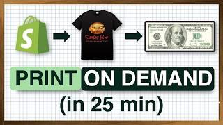 Print on Demand Beginners Guide - How to get started in 25 minutes