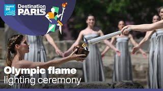  PARIS 2024 Olympic Flame Lighting Ceremony • FRANCE 24 English • FRANCE 24 English
