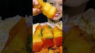 pork eating #mukbang #porkgravy #porkbelly #eating #asmr #eatingshow #pork #porkcurry #braisedpork