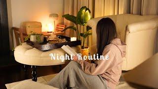 My Cozy and Relaxing Evening Routine   Silent Vlog